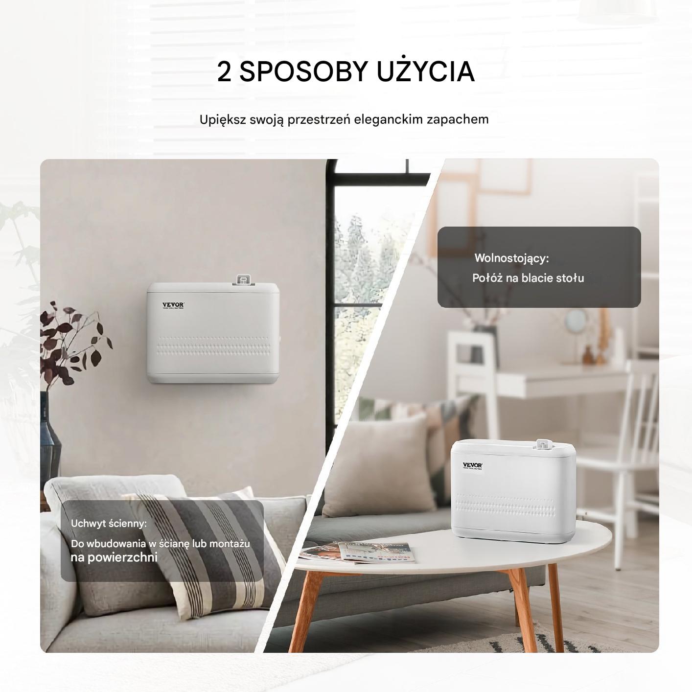 Dyfuzor Zapachowy Nawilżacz Powietrza Przemysłowy 850ml do 464,5 m² - obrazek 4