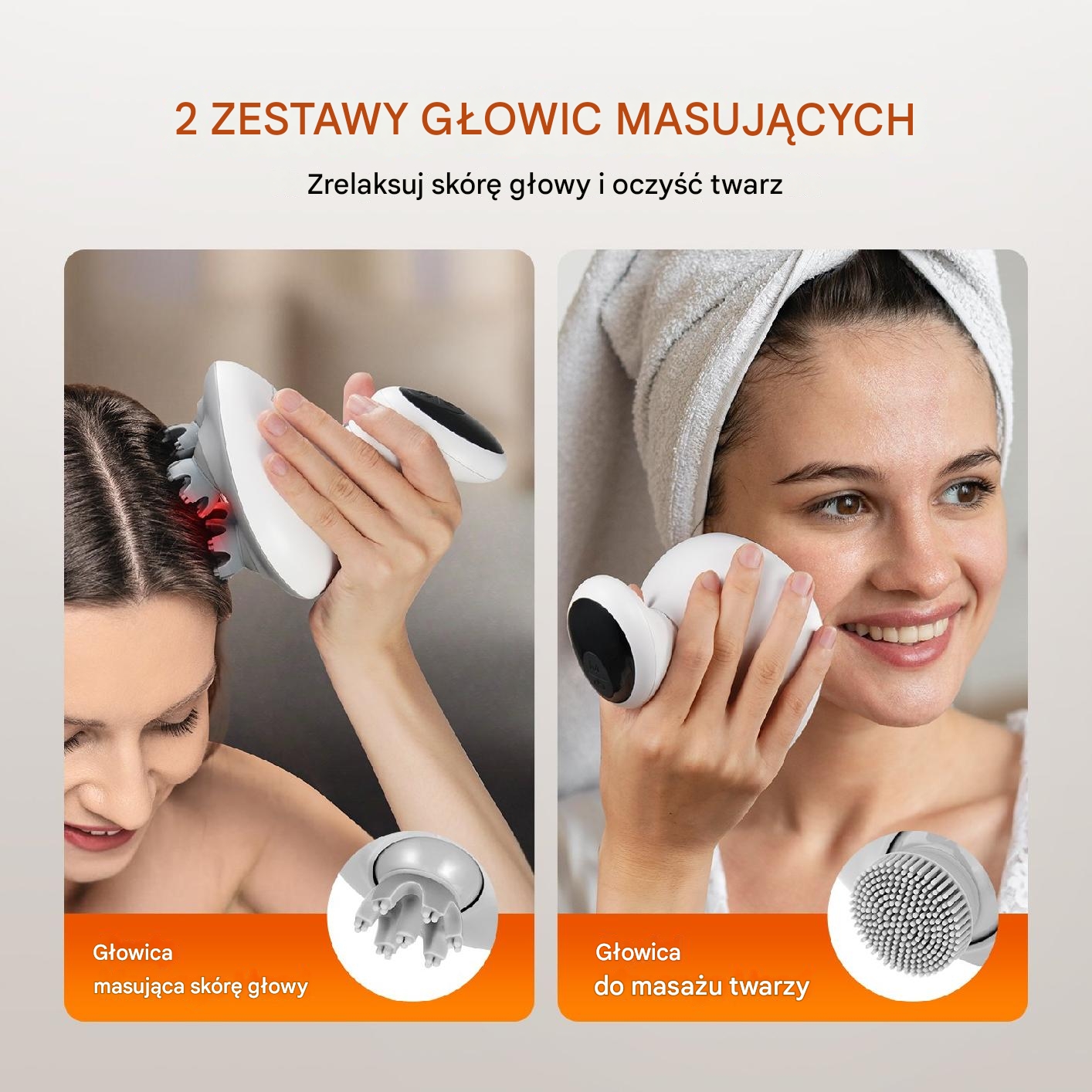 Masażer do skóry głowy elektryczny stymulujący - obrazek 3