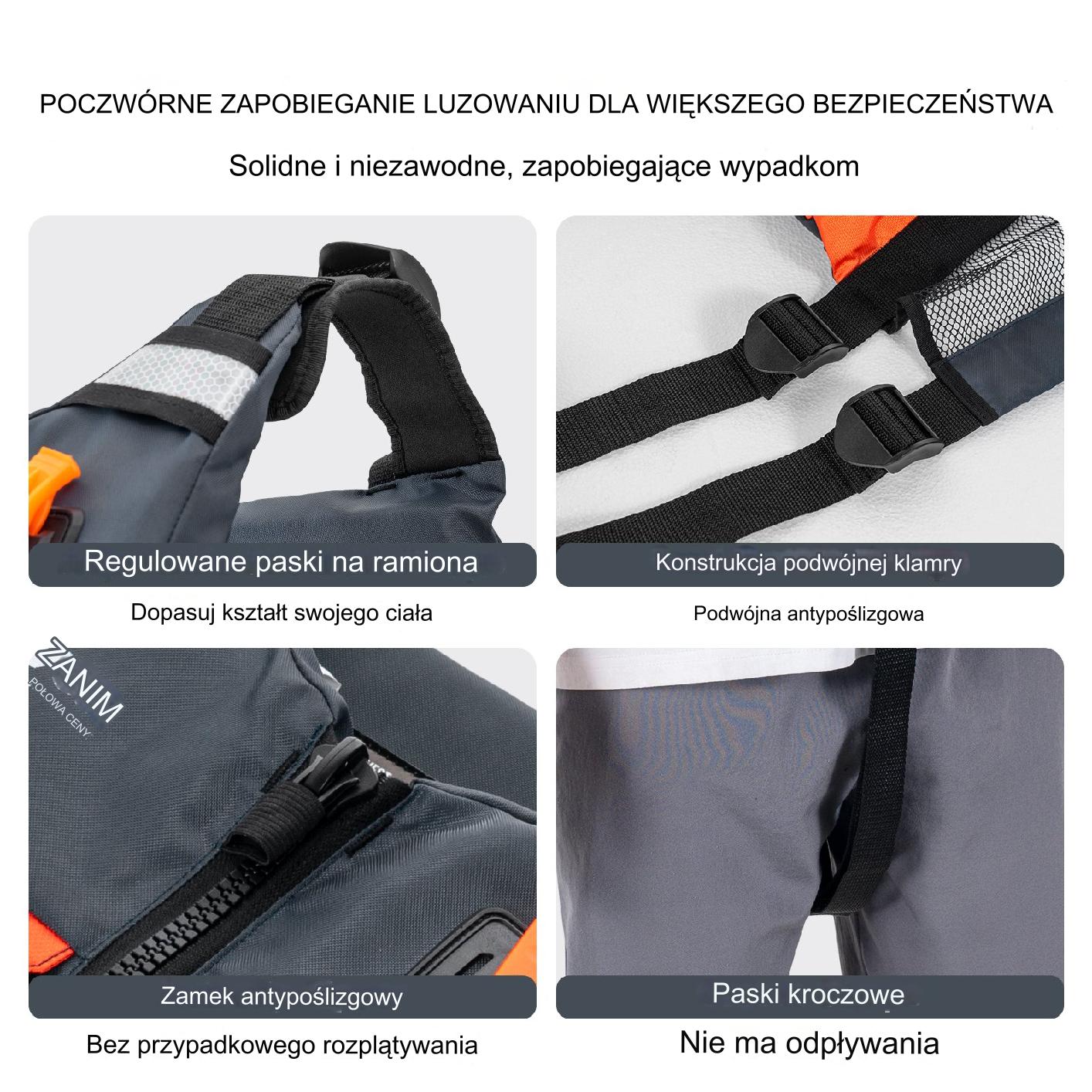 Kamizelka Ratunkowa Kapok Rozmiar XL - obrazek 4