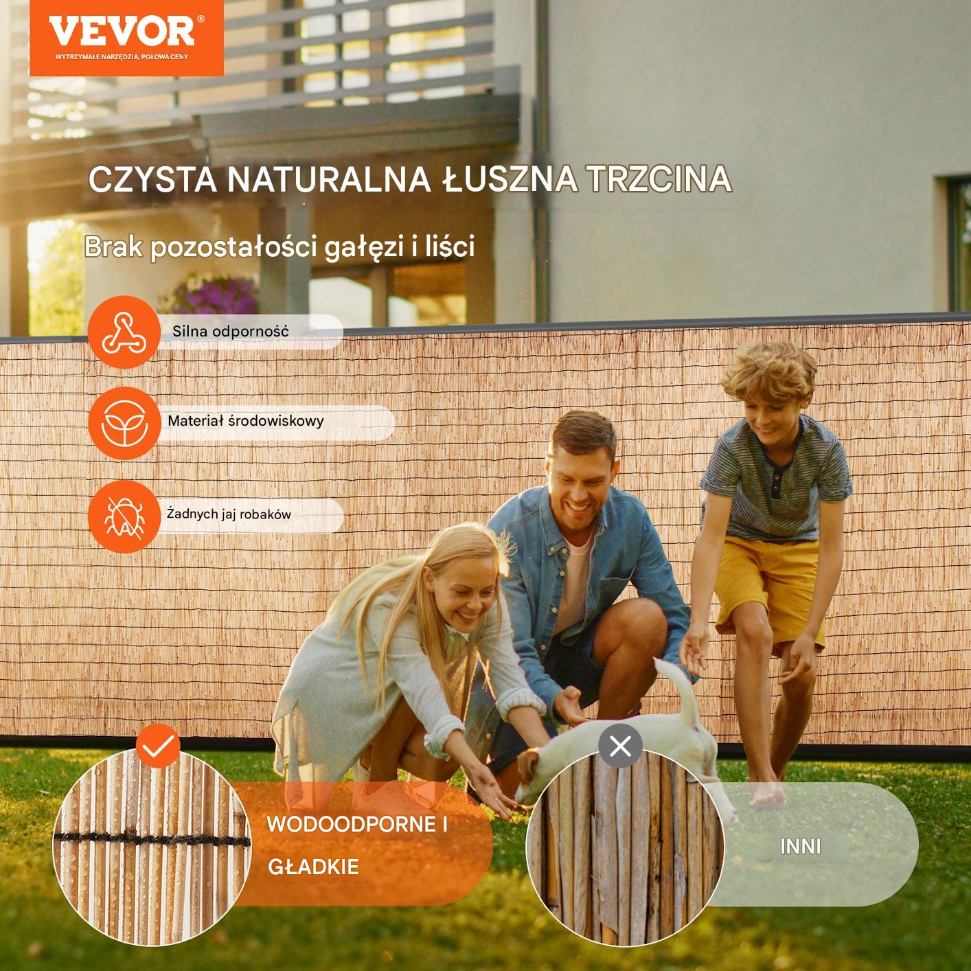 Mata trzcinowa na ogrodzenie balkon 3 x 1 m - obrazek 7