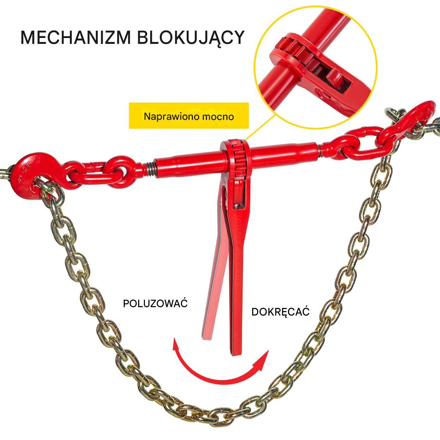 Napinacz łańcuchowy grzechotkowy 12T - obrazek 4
