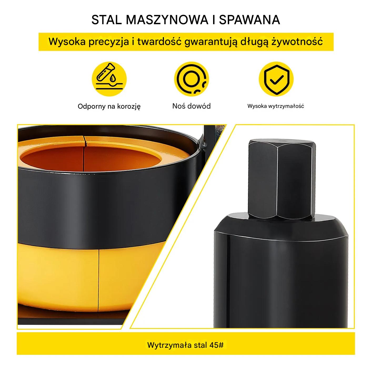 Ściągacz łożysk mostu napędowego stalowy zestaw 3 szczęki do napraw auta - obrazek 7