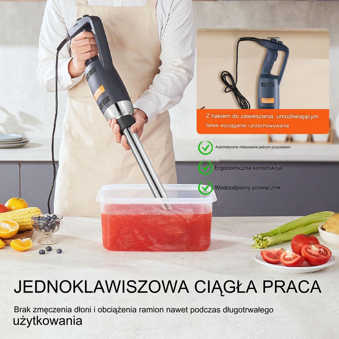 Blender ręczny mikser gastronomiczny 350W 40,64 cm - obrazek 3
