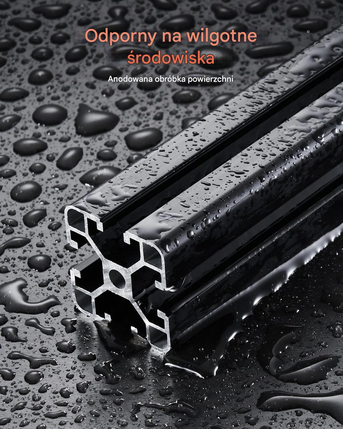 Profile aluminiowe T-slot 4040 1000m 4 szt. - anodowane, CNC, 3D - obrazek 6