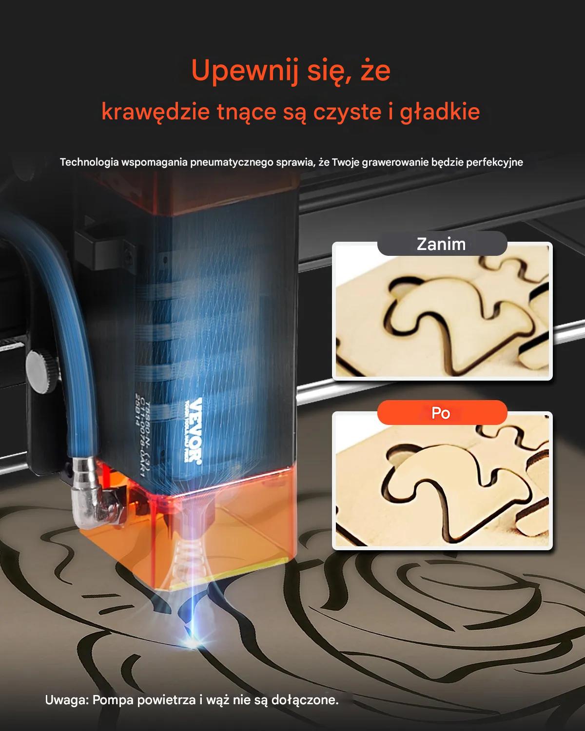 Grawer wycinarka laserowa Maszyna do grawerowania laserowego 5W - obrazek 5