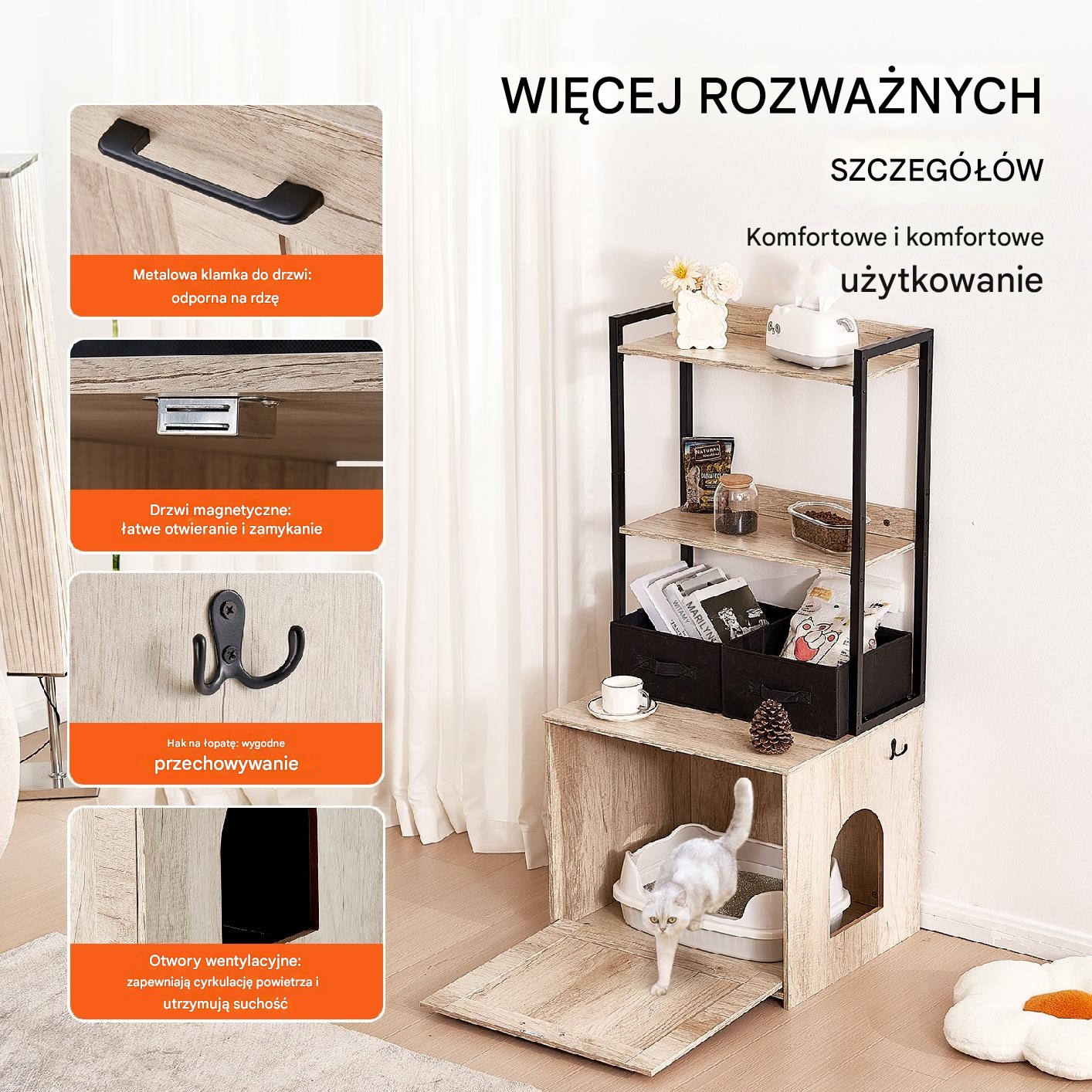 Obudowa na Kuwetę z Dwoma Półkami - obrazek 6