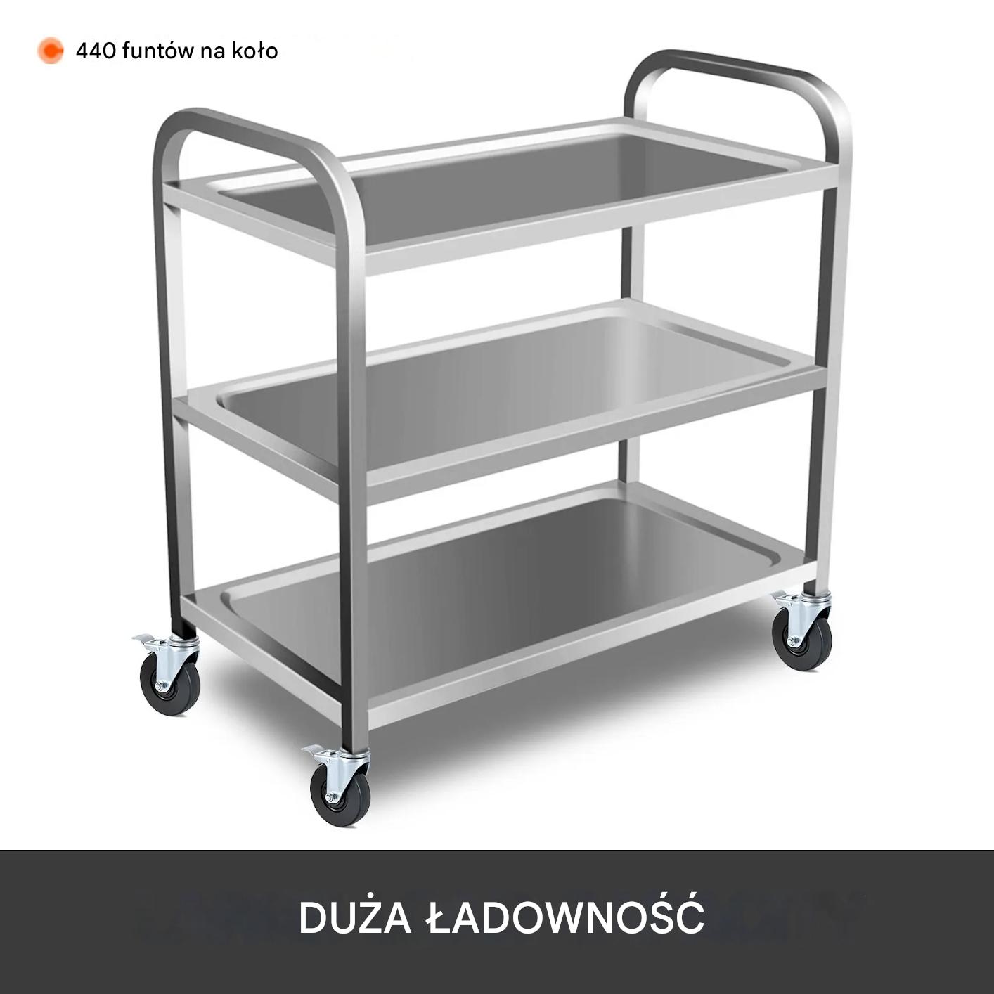 Koło jezdne 12,7cm 4szt 200kg stemień 32mm do rusztowania bloczek gumowe - obrazek 5