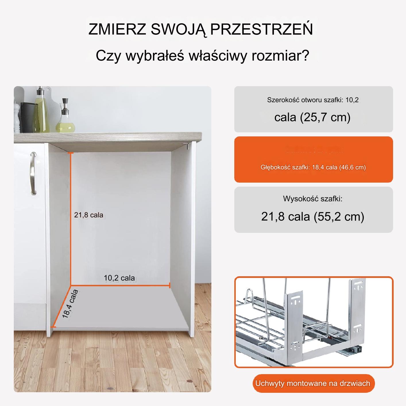Wysuwany Kosz na Śmieci 35 L - obrazek 5