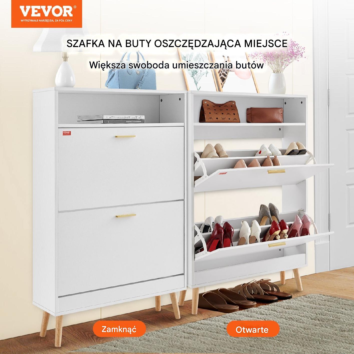 Szafka na buty otwierana uchylna komoda 80 cm - obrazek 6