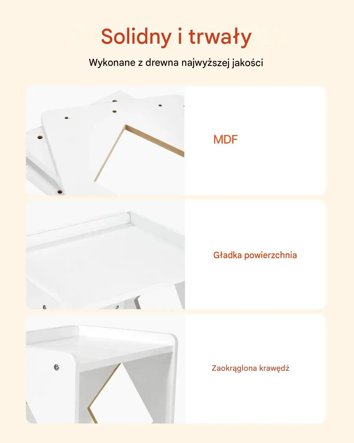 Stolik i krzesełko Montessori dla dzieci 1-5 regulowane drewniane nauka - obrazek 4