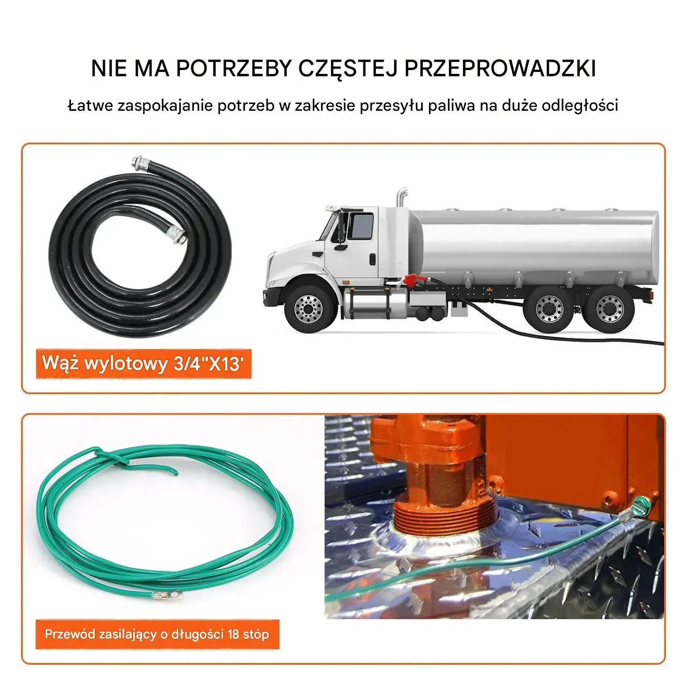 Pompa paliwa benzyny 12 V mocna czarna automatyczny pistolet diesel - obrazek 5