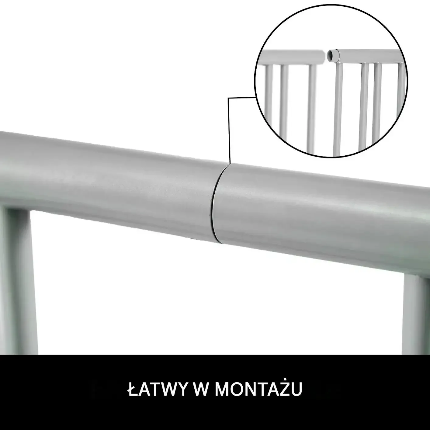 Stojak rowerowy podłogowy parkingowy garażowy 10 rowerów mocny 1.5 m stal - obrazek 6