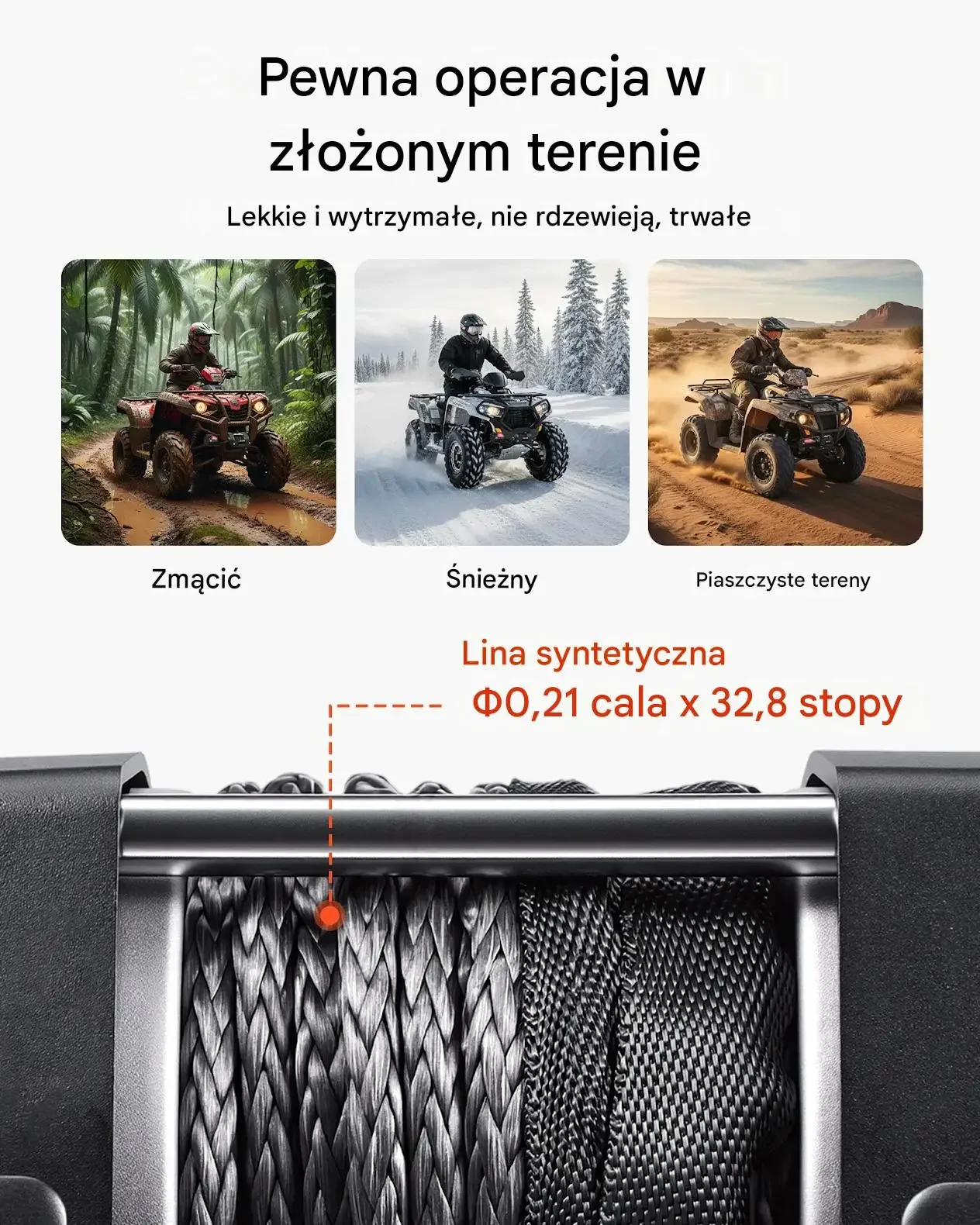 Wyciągarka elektryczna wciągarka samochodowa 12 V 1587 kg IP55 mocna czarna - obrazek 3