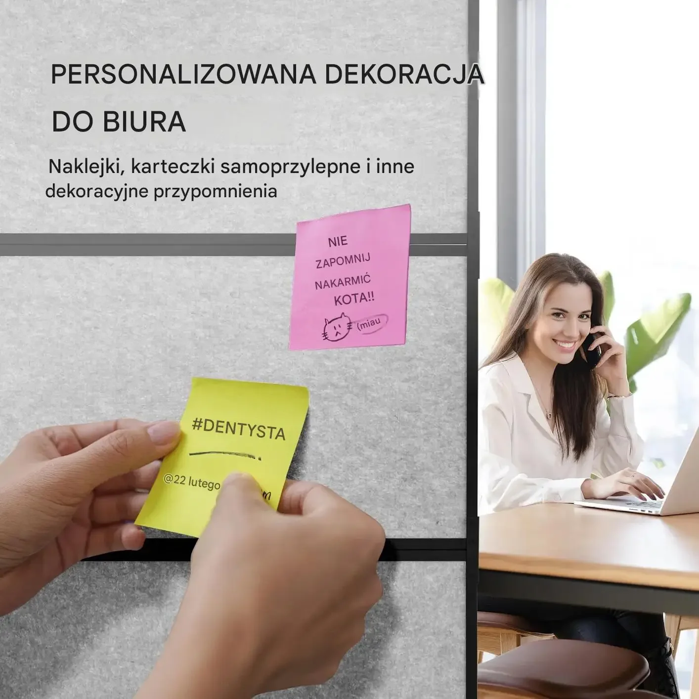 Parawan biurowy panel dźwiękoszczelny premium szary podwójny ścianka mobil - obrazek 3