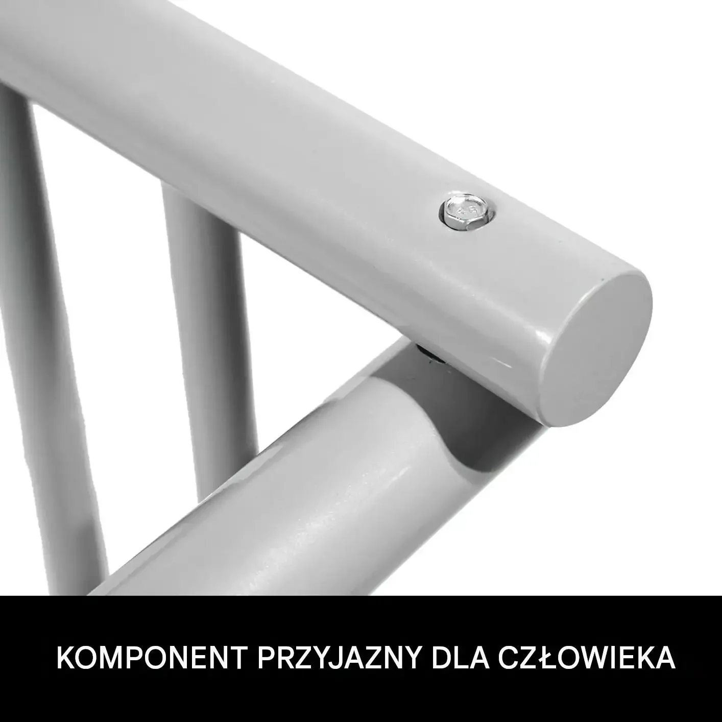 Stojak rowerowy podłogowy parkingowy garażowy 10 rowerów mocny 1.5 m stal - obrazek 5