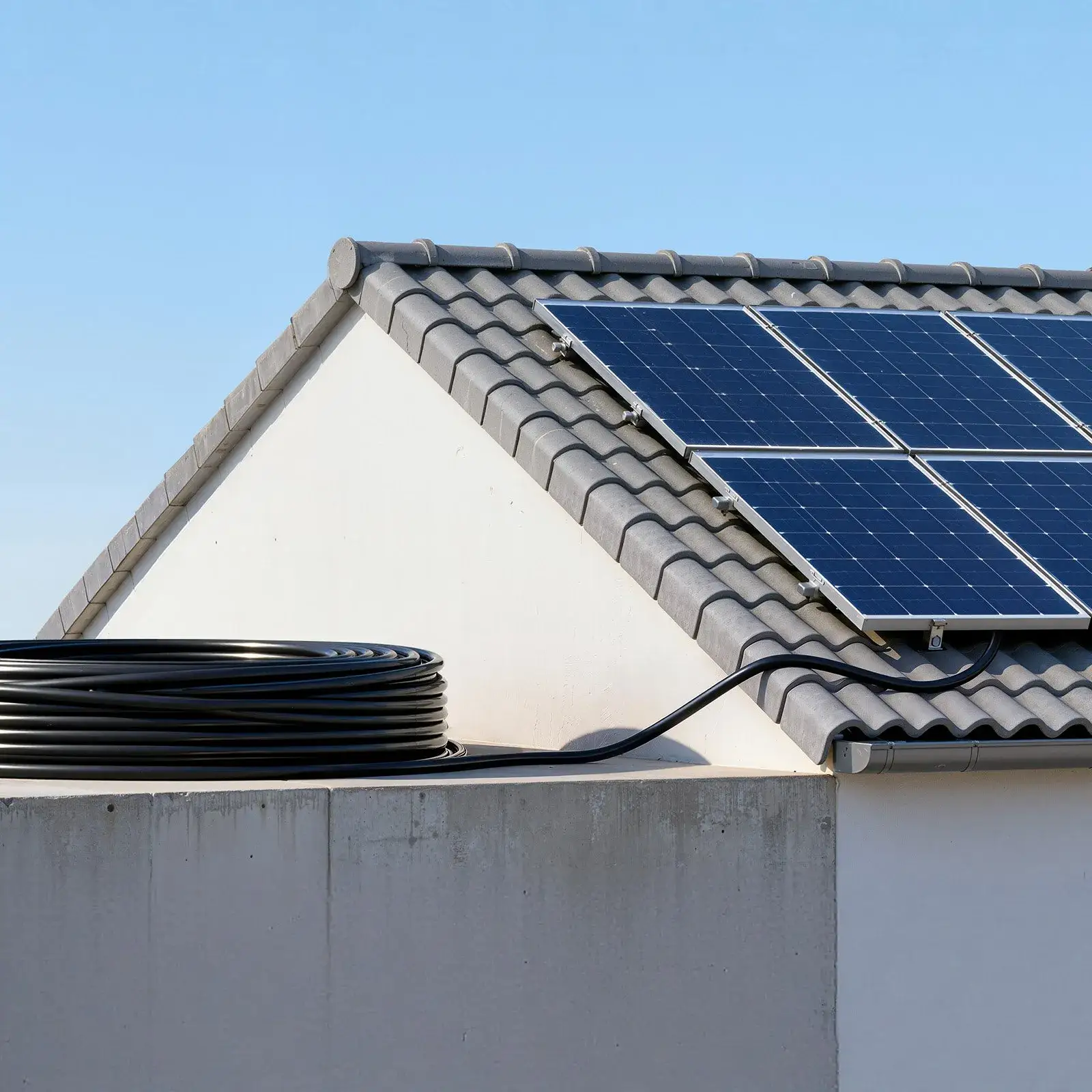 Kabel przewód solarny fotowoltaiczny czarny 6 mm2 15.24 m zestaw mocny IP67 - obrazek 3