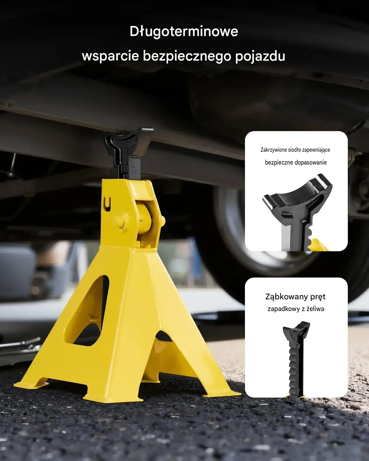 Podnośnik hydrauliczny 2 t premium niski profil pompa szybkie podnoszenie - obrazek 5