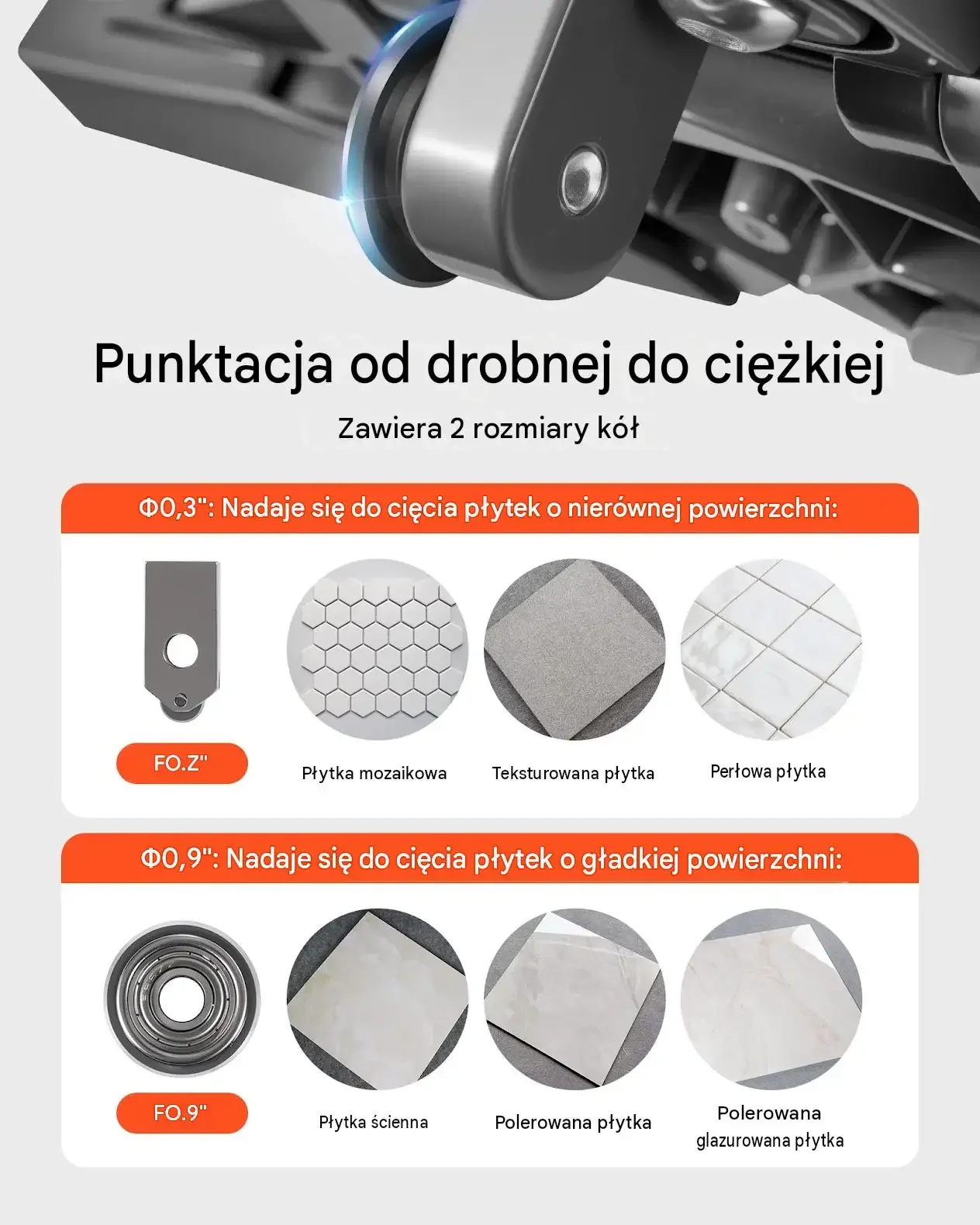 Przecinarka glazury płytki gres maszynka 1200 mm kątownik mocna jedna szyna - obrazek 3