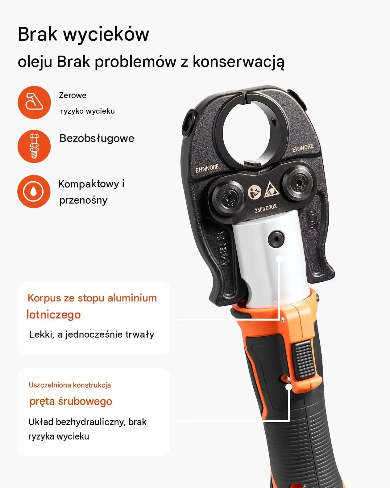 Zaciskarka akumulatorowa 18 V premium 2 akumulatory PEX TH16 TH20 TH26 TH32 - obrazek 2