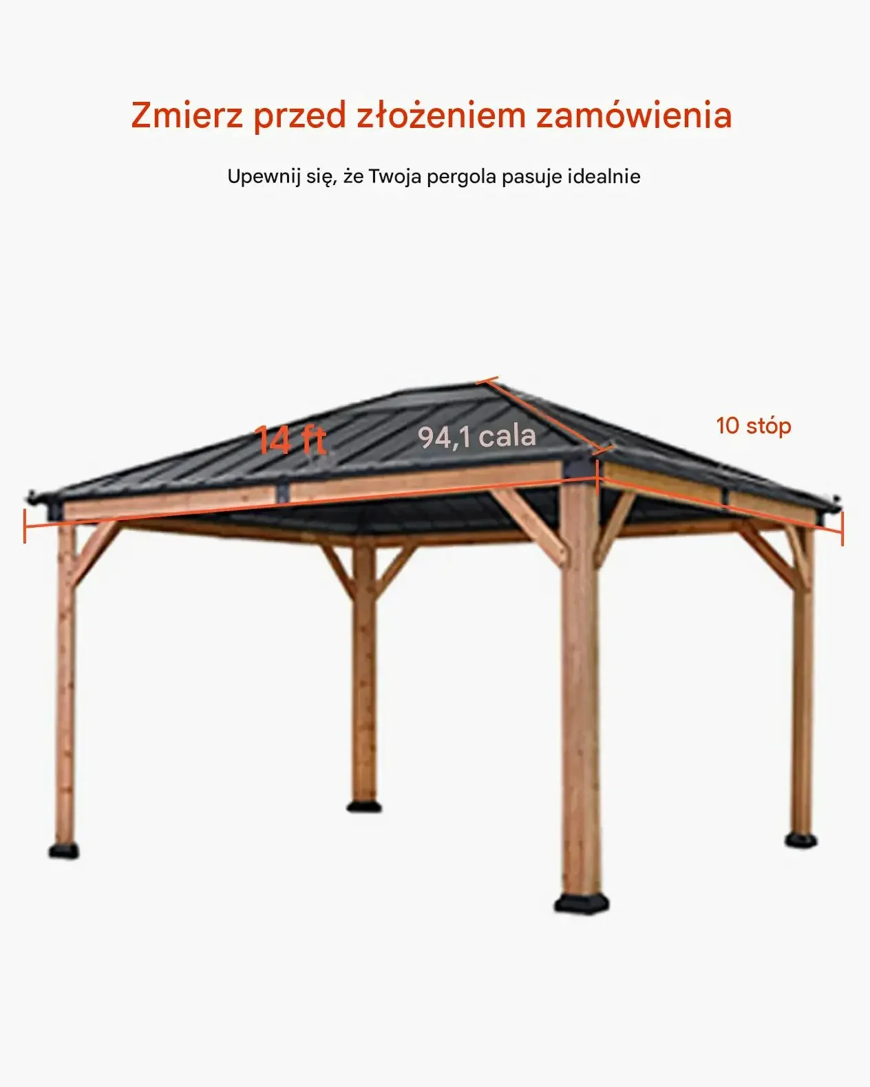 Wodoodporny pokrowiec altana ogrodowa pawilon okna 3.08 x 4.39 m PE mocny - obrazek 2