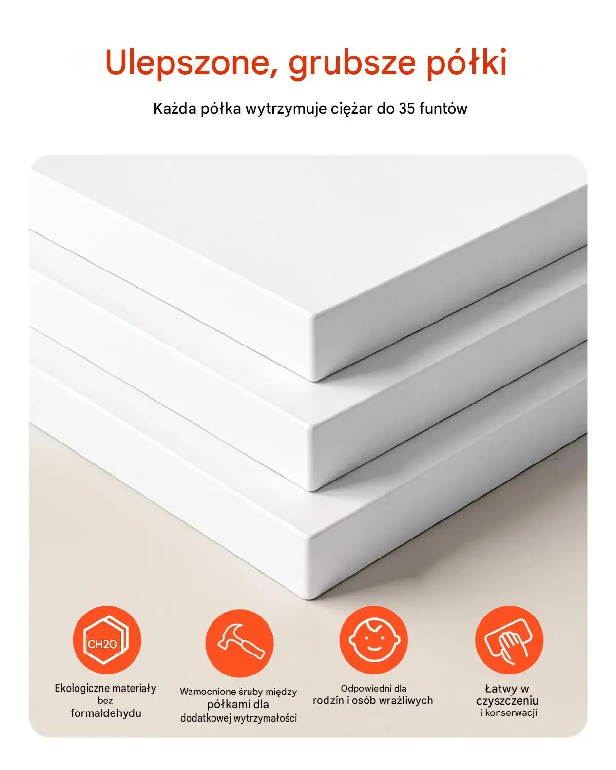 Stojak butów 28 par 7 poziomów obrotowy 360° mobilny biała mocna PVC 16 kg - obrazek 4