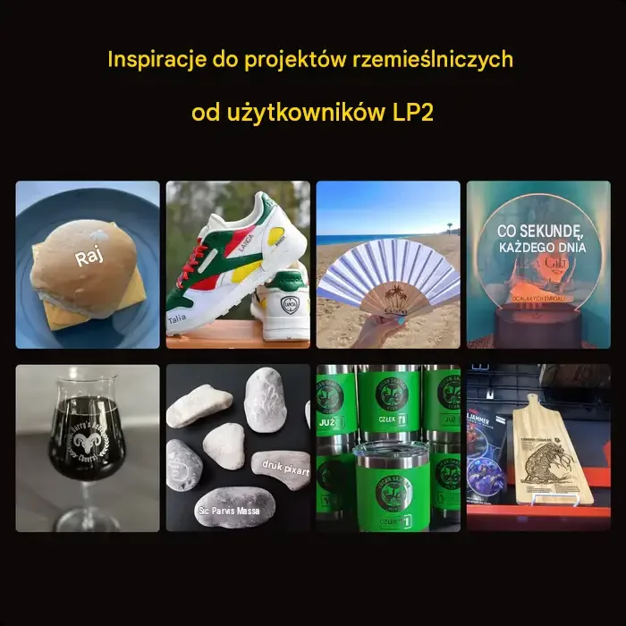 Grawerka laserowa LaserPecker LP2 diodowa akumulatorowa rolka zestaw - obrazek 3