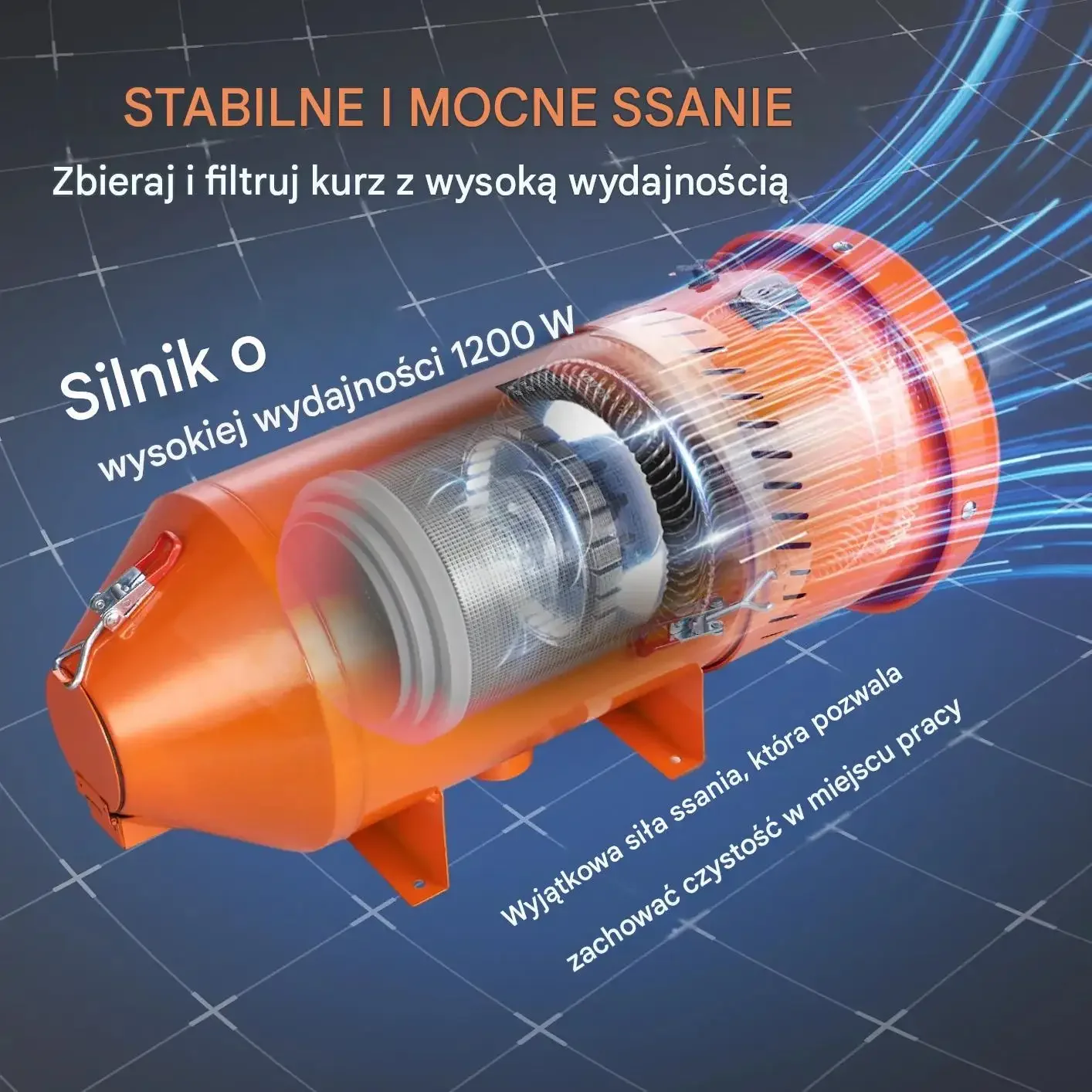 Kabina piaskarska 90 galonów premium odpylacz 1,8 galona 4 dysze 40-120 PSI - obrazek 5