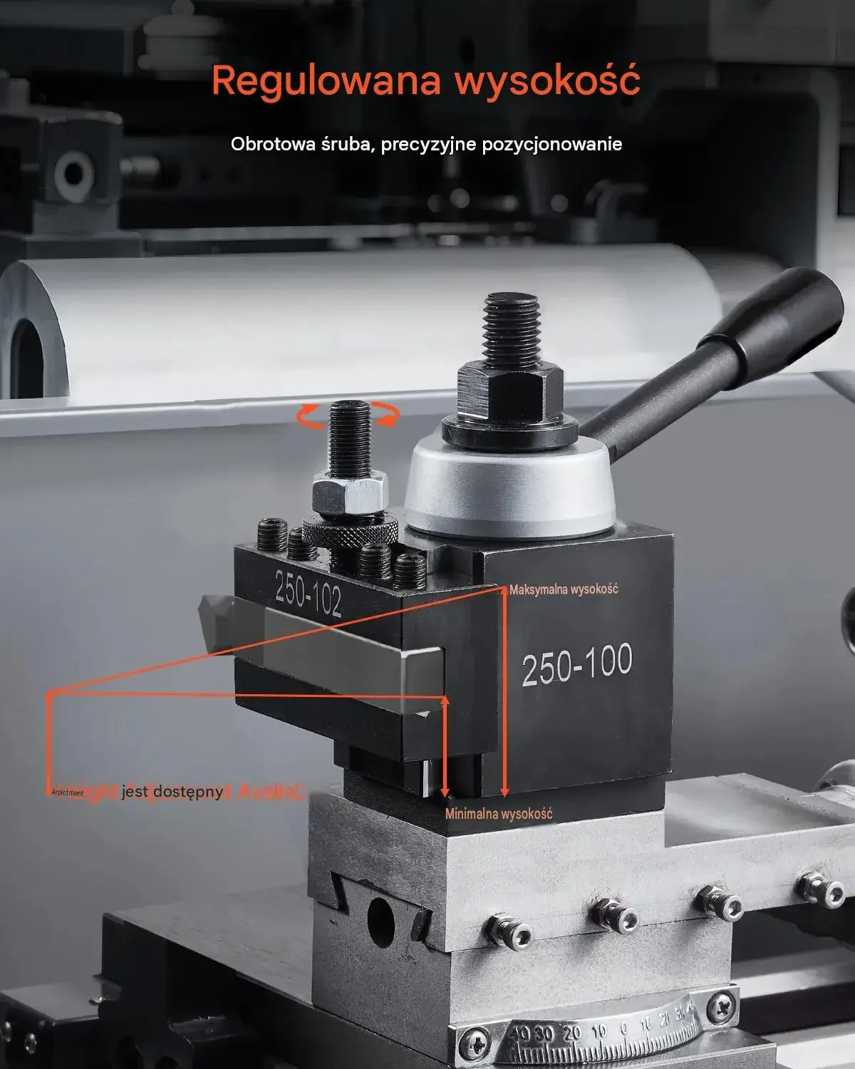 Uchwyty tokarskie Quick Change 8 szt czarne premium tokarka 152 mm stal CNC - obrazek 2