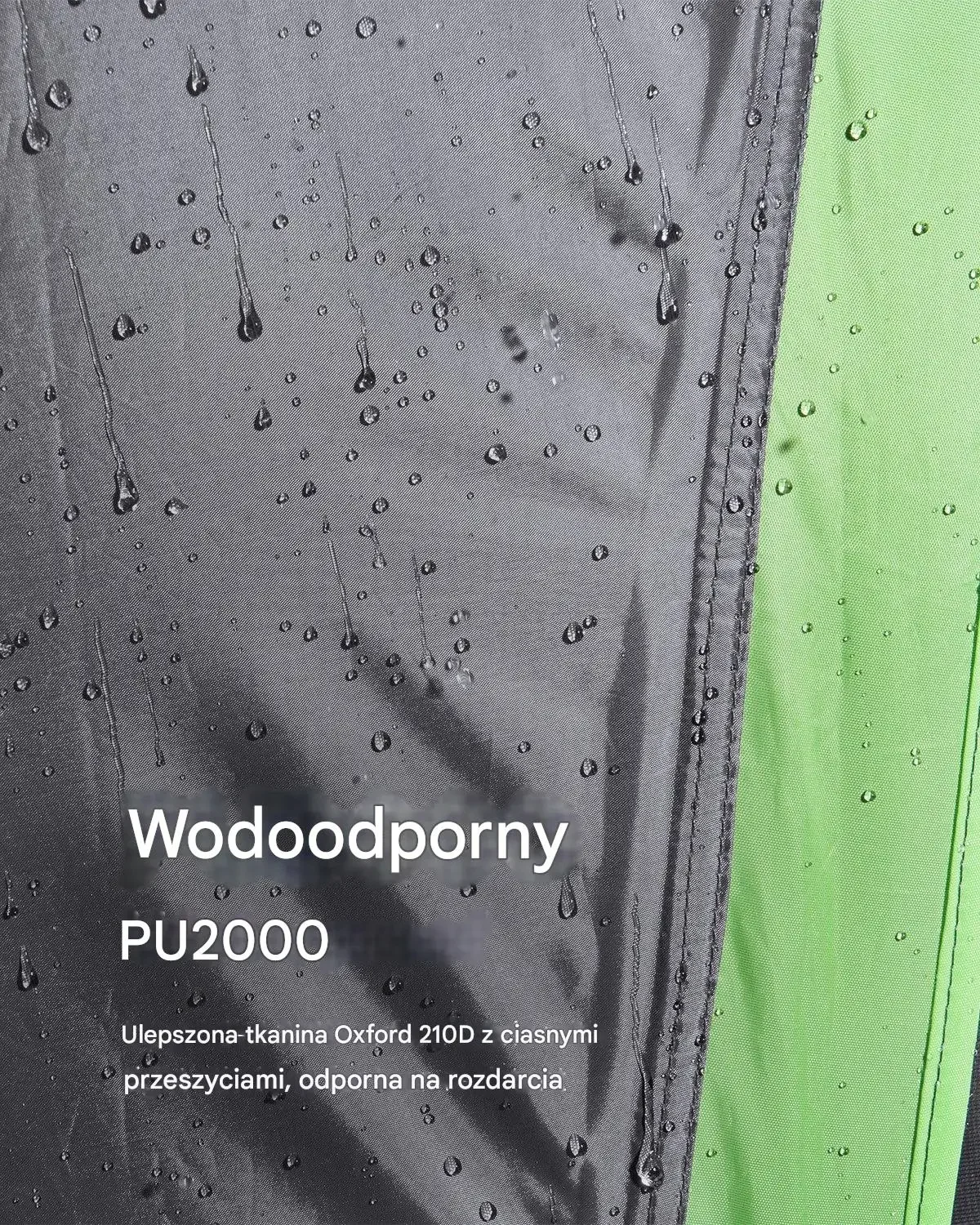 Namiot na Pickupa z Markizą Wodoodporny – 340 x 175 x 170 cm - obrazek 3