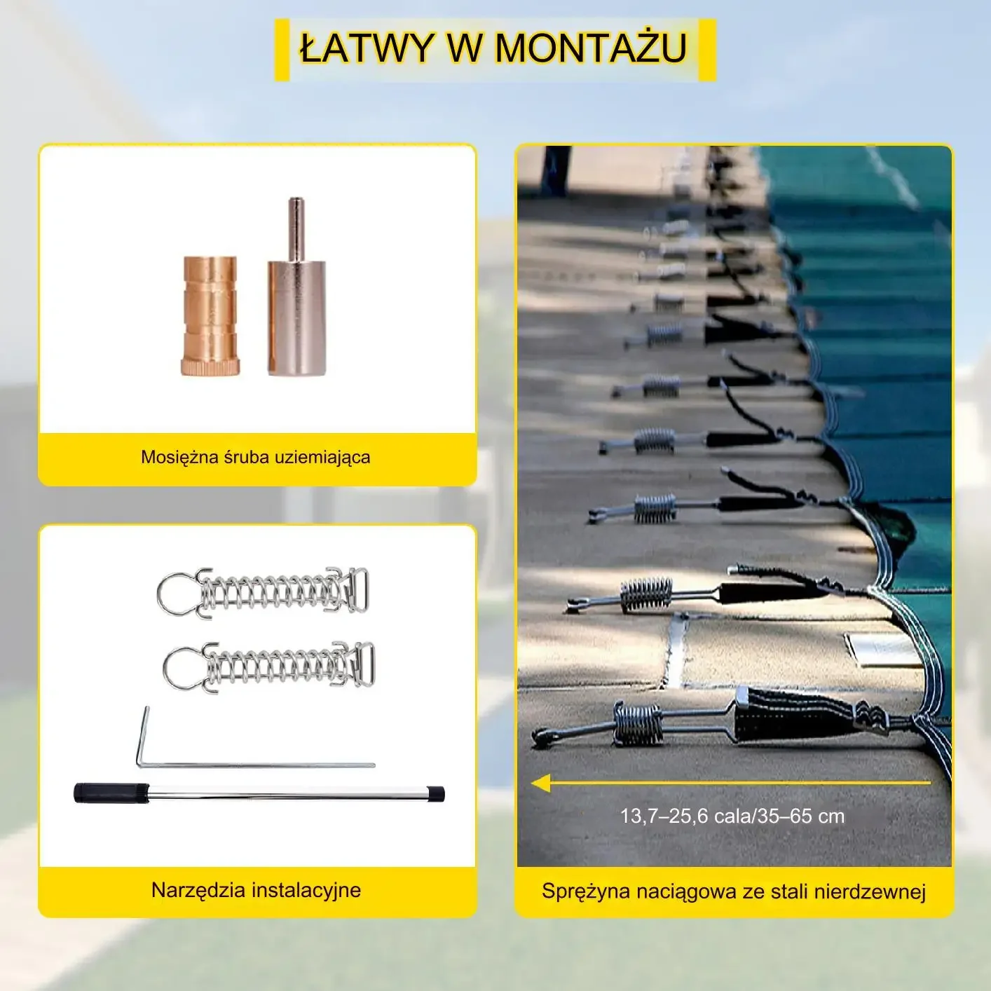 Pokrywa basenowa zimowa PP 5,48 x 10,36 m bezpieczna odporna UV premium - obrazek 4