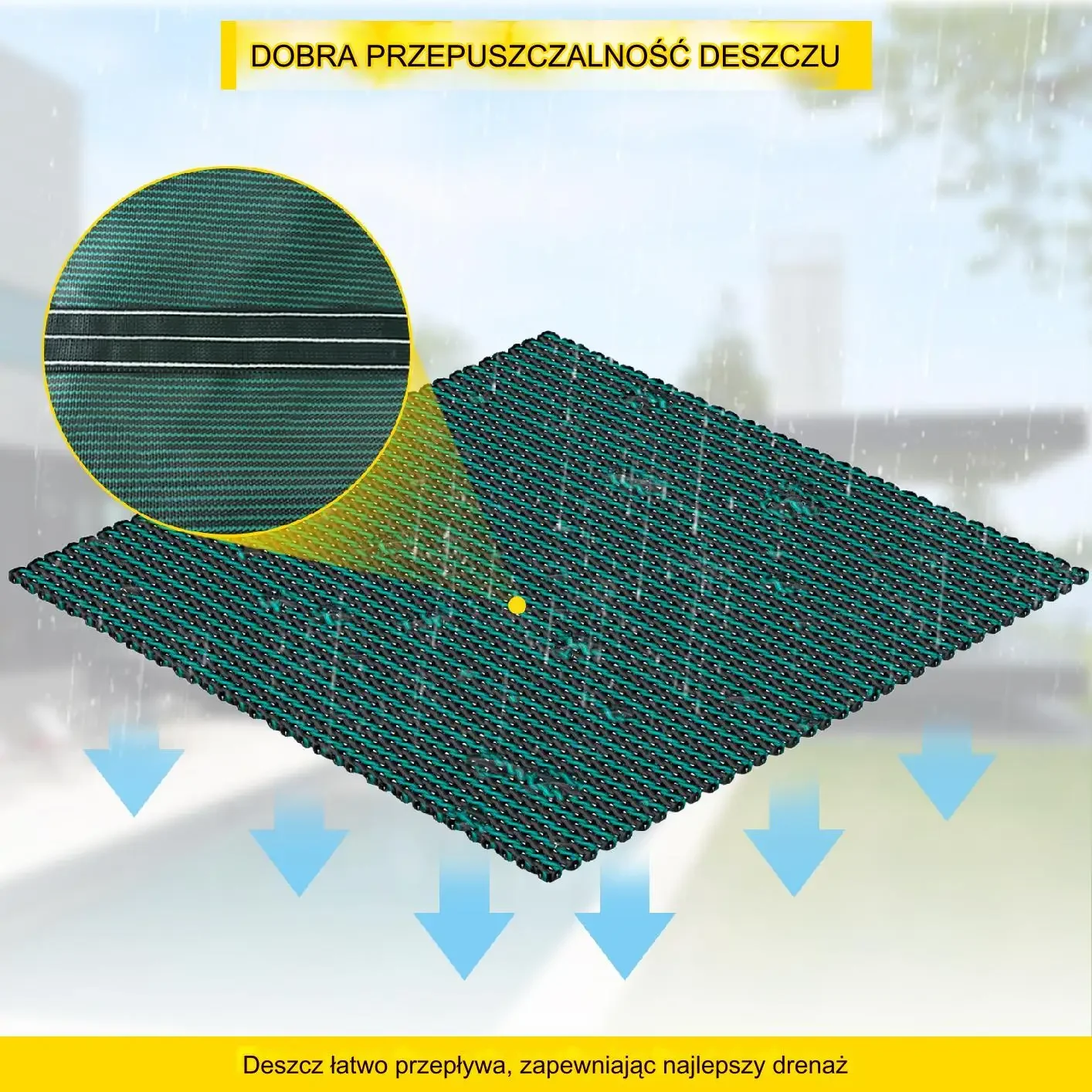 Pokrywa basenowa zimowa PP 5,48 x 10,36 m bezpieczna odporna UV premium - obrazek 5