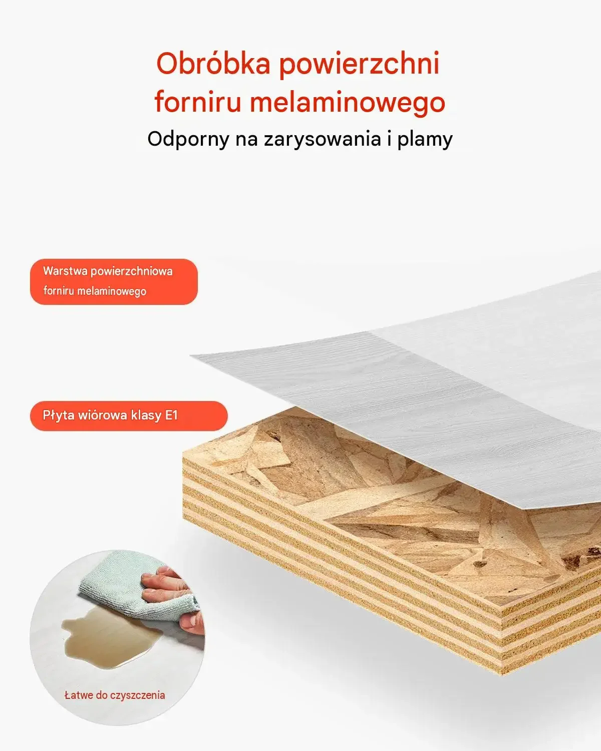 Szafka RTV wisząca biała 120 cm mocna ścienna 52 kg otwór kablowy router E1 - obrazek 2